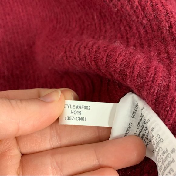 J. Crew High Low Waffle Sweater Supersoft Yarn Merino Wool Alpaca Blend Small S - Picture 9 of 12